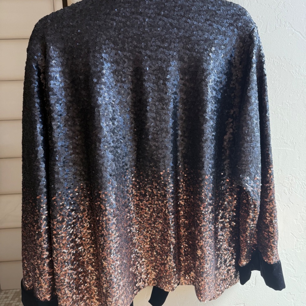 Sequined Smoking Jacket - Picture 3 of 3